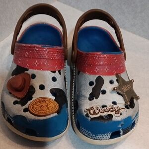 Kids Toy Story Crocs - Blue and Red